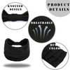 FULZTEY Black Headbands for Women Wide Head Bands Stretchy Sport Yoga Workout Hairband Thick Boho Bandanas Knotted Turban Non Slip Hair Wrap Versatile Hair Accessories for Girls Pack of 4
