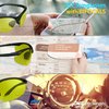 proSPORT Safety Bifocal Glasses Yellow Lens +1.50 z87 Semi Rimless Night Driving for Men and Women