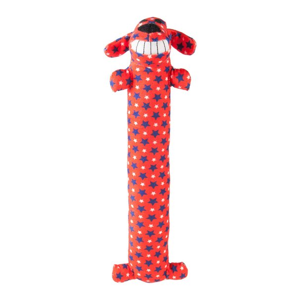 Multipet Rainbow Loofa Plush Dog Toy, 12"