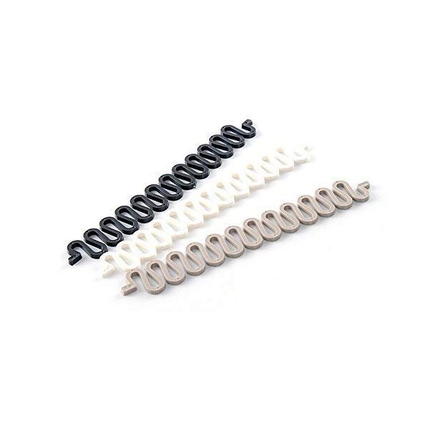 3Pieces (Black+Grey+White) Women's Hair Styling Clips - DIY French Braid Roller, Bun Maker, Twist Plait Hairstyle Tool, Hair Accessories for Salon