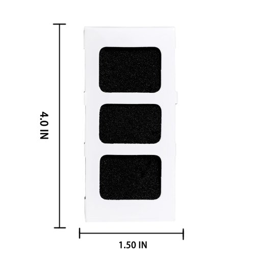 Refrigerator Air Filter Replacement for Frigidaire FG4H2272UF, FGHB2868TF7, FGHD2368TF8, GRSC2352AF0, PRMC2285AF, LGHB2869TF3/5/8/9, FPBC2278UF7 and more models.