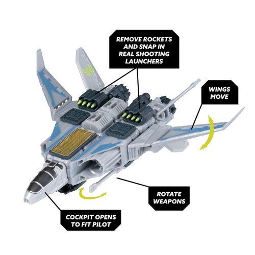 Snap Ships — Sabre XF-23 Interceptor — Construction Toy for Custom Building and Battle Play — Ages 8+