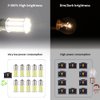 RVZONE 1156 1141 1003 7506 BA15S 1383 Led white RV Interior Light | Super Bright 4014 105-SMD LED Replacement for 12 Volt RV Camper Trailer Boat Trunk Interior Lights 4-Packs