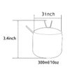 Mozacona Stainless Steel Sugar Bowl Spice Jar Storage Seasoning Pot with Lid Spoon