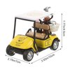 ibasenice Golf Cart Diecast Golf Carts Toy Simple Golf Cart Decor Die-cast Model Toys Golf Cart Adornment Golf Cart