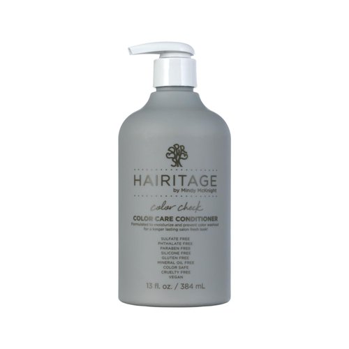 Hairitage Color Check Moisturizing Conditioner - UV Protection for Color Treated Hair - Prevent Color Washout + Fading - Forumated with Elderberry + Passionfruit Seed Oil, 13oz