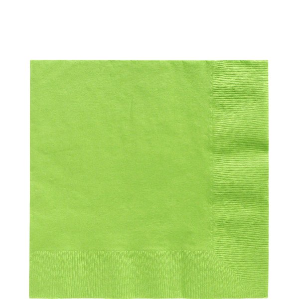 Kiwi Luncheon Paper Napkins Big Party Pack, 100 Ct. 6 1/2 x 6 1/2