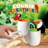 Mustard Cookie Creatures Bird Cookie Cutter, Silver