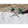 Malachite Stone Hair Pins (Qty of 2)