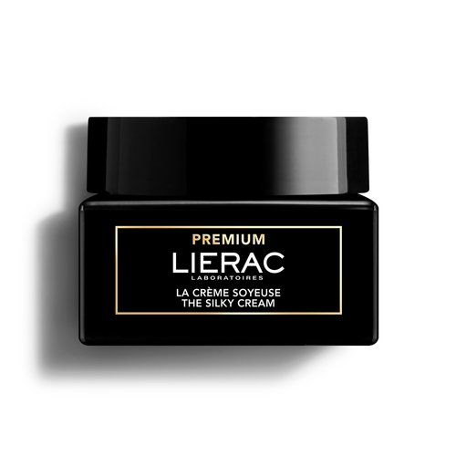 Lierac|Premium Silky Cream - Age Defying Face Cream - Hydrating Face Moisturizer for Women with Niacinamide & Hyaluronic Acid - Tightens & Smooths Skin - 50ml Jar