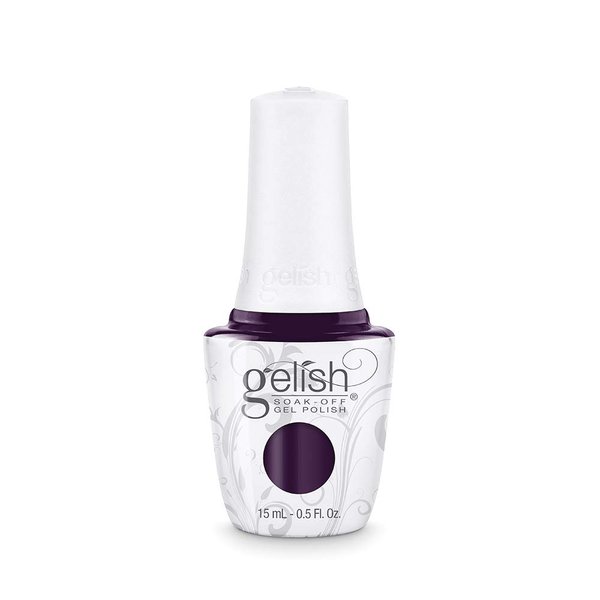 Gelish Cocktail Party Drama Soak-Off Gel Polish, Purple Gel Nail Polish, Purple Gel Nail Colors, Purple Nail Polish, 5 ounce