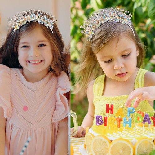 Canitor Birthday Queen Birthday Headband for Women Girls Birthday Crown Birthday Girl Headband Birthday Tiara Happy Birthday Party Decorations Birthday Gifts