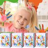 Fulmoon 148 Pcs Art Paint Party Favors 12 Mini Paint Sets 12 Pcs Art Painting Straws 12 Pcs Art Party Bags 12 Pcs Keychains 100 Pack Paint Splatter Confetti for Birthday Paint Party Supplies Gift