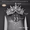 Wedding Crown for Bride Rhinestone Princess tiara for Women Prom Queen Crown Pageant-Bridal Wedding Crown