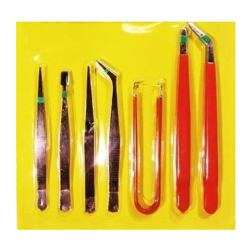 7 Piece Tweezer Set