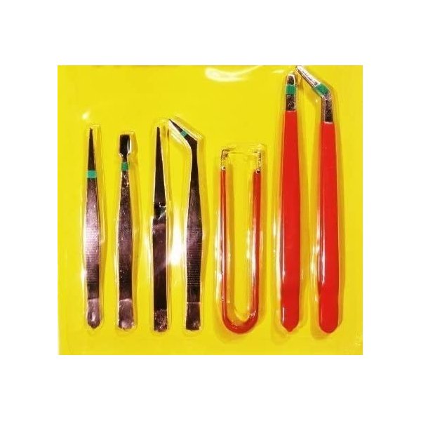 7 Piece Tweezer Set