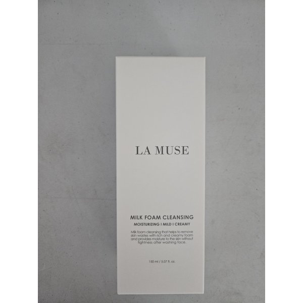 LA MUSE Milk Foam Cleansing - Naturally Derived Ingredients/Sensitive Skin/Skin Tone Care/Exfoliation Management