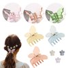 AMO HERMOSE Butterfly Hair Clips,9 PCS Hair clips for women,Multi-Styles Claw Clips for Thick Hair Thin Hair,Strong Hold Non-Slip Hair Accessories for Styling