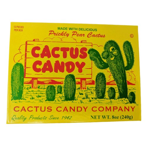 Cactus Candy Company 1/2 LB Box Arizona Prickly Pear Cactus Candy