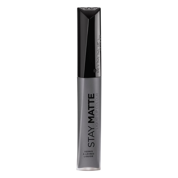 Rimmel London Stay Matte Liquid Lip Color with Full Coverage Kiss-Proof Waterproof Matte Lipstick Formula that Lasts 12 Hours - 850 Shadow, .21oz