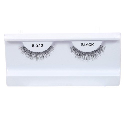 100 Pairs 100% Human Hair False Eyelashes Natural Black # 213