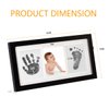 Baby Ink Hand and Footprint Kit, Newborn Handprint Photo Frame Kit with 2 Clean-Touch Ink Pad, Gender-Neutral Baby Keepsake, Baby Foot and Hand Mold Kit, Baby Nursery Décor for New and Expecting