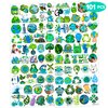 101 PCS Save The Earth Day Environment Zero Waste Fresh Green Temporary Tattoos Party Decorations Supplies Favors Globe Decor Eco Nature Word Stickers for Girls Boys Gift School Prizes Rewards