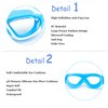 June Sports Wide Frame Kids Swim Goggles 3-15 Year Old Anti Fog UV Protection No Leak Kid Boy Girls Youth Early Teens Competition Tranining Cartoon Multi-Color Pink SG28