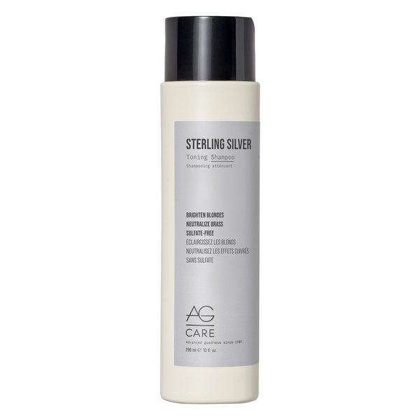 AG Hair Cosmetics Sterling Silver Toning Shampoo for Unisex - 10 oz Shampoo