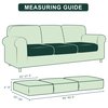Hokway Stretch Couch Cushion Slipcovers Reversible Cushion Replacement Slipcovers Sofa Cushion Covers(Sand,3)