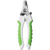 Andis 65700 Animal Nail Cutter for Small Breeds - Stainless Steel Blades with Sharp Efficiency - Designed for Repeated Use & Recommended by Pet Trainers – Medium Size & White/Green