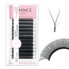 TDANCE YY Lash Extensions C Curl 0.07mm Thickness Volume Extension 4D Fans 8-15mm YY Lashes Long Lasting Easy Application Lashes Premade Fans Matte Black Lashes(YY, C-0.07,8-15mm)