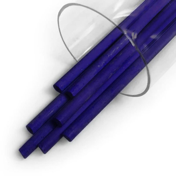 Carmel 4mm Leads for Mechanical Grease Pencil, Pack of 50 Refills (Blue), Thick Waxy Leads,Soft Greasy Leads for Mechanical China Marker