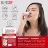 BleedStop™ First Aid Powder for Blood Clotting, Trauma Kit, Blood Thinner Patients, Camping Safety, and Survival Equipment for Moderate to Severe Bleeding Wounds or Nosebleeds - 4 (15g) Pouches