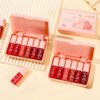 6 Colors Lip Tint Stain Korean Lip Gloss Set, Plumping Lip Tint Mini Liquid Lipstick, Multi-Use Cheek and Lip Tint, Long lasting Waterproof, Non-Stick Cup, Lip Tint Makeup