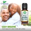 Easy Breathe Essential Oil Blend with Peppermint, Eucalyptus, Clary Sage, Rosemary, Cedar, Aromatherapy by Creation Pharm