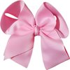 Hair Clips Boutique Hair Bows Alligator Clip for Women Girl Hairpin 6 Inch TSFJ02 (Pink)