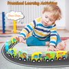 Humerry Dinosaur Toys for Kids 2-4, Wooden Magnetic Train Set, 11 PCS Number Trains Learning Activities for Kids, Birthday Gifts Infant Development Toys for Boys Girls