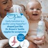 Dr. Brown's Natural Flow Baby Bottle Narrow Nipple - Transition Level T - 6pk - 0m+