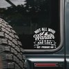 Not All Who Wander are Lost But I Probably Am Car Decal - Stickers for Laptop - Durable Vinyl Car Decal - Easy to Apply and Remove - Outdoor and Indoor Use - Adds A Personal Touch to Your Ride