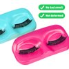 Beaupretty 12pcs Eyelash Face Support False Eyelash Case False Eyelash Tray False Eyelash Holder Pvc Artificial Storage Box Eyelash False Display Tray Eyelash Tray Container