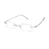 Scojo New York Gels Original Reading Glasses, Ultra-Lightweight Rimless Readers for Women and Men
