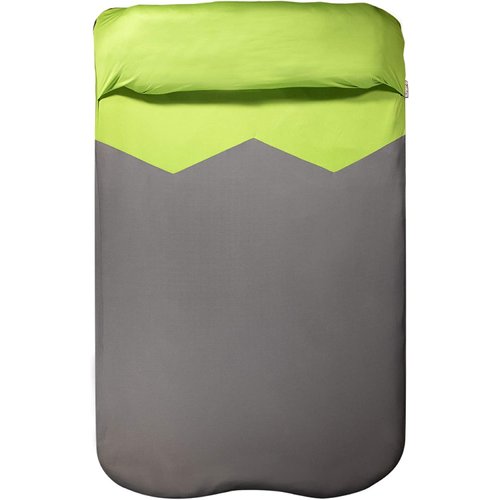 Klymit Static V Sheet, Sleeping Pad Cover, Green/Gray, Double