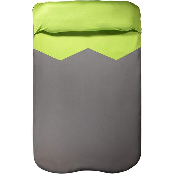 Klymit Static V Sheet, Sleeping Pad Cover, Green/Gray, Double