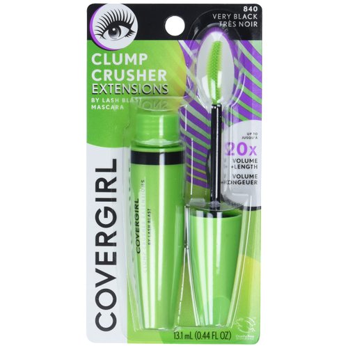 COVERGIRL - Clump Crusher by Lash Blast Mascara, Water resistant, 20X More Volume, Double Sided Brush, Long-Lasting Wear, 100% Cruelty-Free