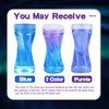 GHOBROFY Galaxy Slime 2 Pack, Stress Relief Clear Slime for Kids Education, Slime Party Favors Soft and Non Sticky Crunchy Slime for Girls and Boys, Blue