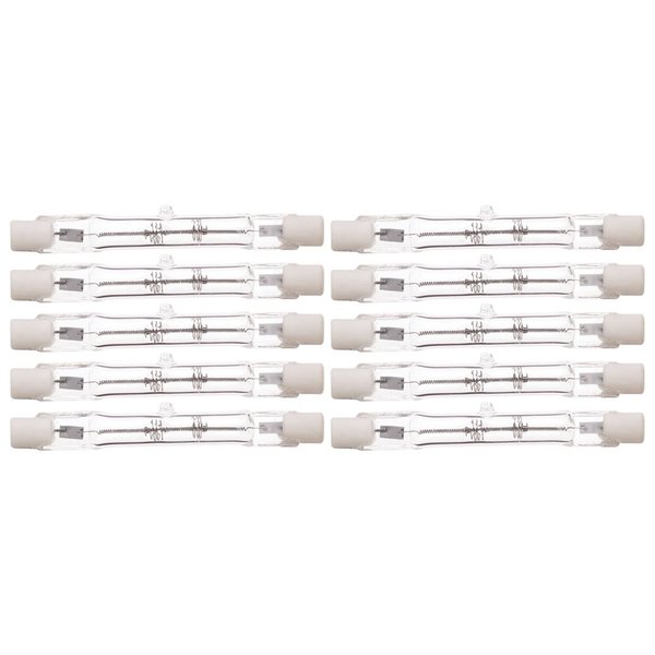 KOR (Pack of 10) J Type 150 Watt 78 mm Q150 T3/78mm (3.07 Inches) 120 Volt R7S Base Halogen