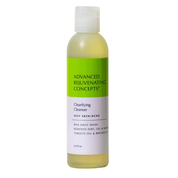 ADVANCED REJUVENATING CONCEPTS Oily Skin/Acne Clearifying Wash, Salicylic Acid Acne Face Wash, Oiliness & Blackheads, 6.7 Ounce
