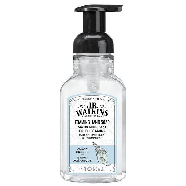 J.r. Watkins 20632 Foam Hand Soap, Ocean Breeze Scent, 9 Oz