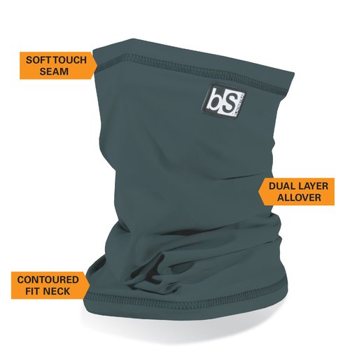 BLACKSTRAP The Tube, Dual Layer Cold Weather Neck Gaiter and Warmer for Men and Women (Bright Orange)